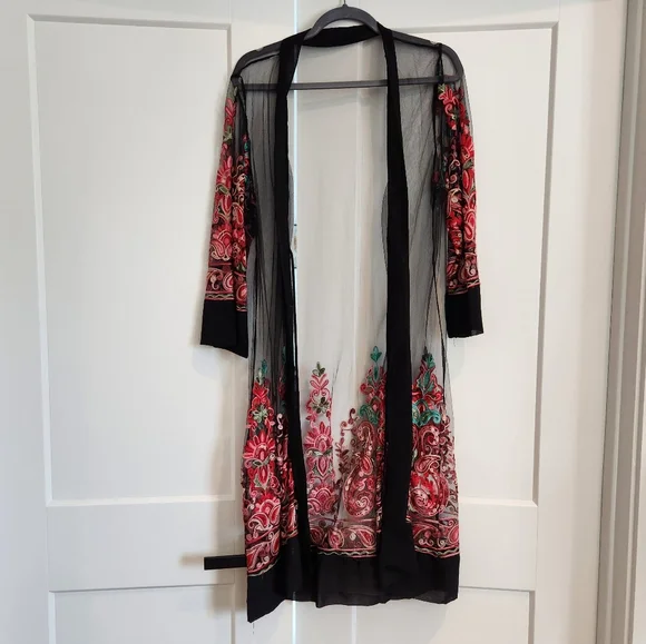 Embroidered Robe - Picture 1 of 3